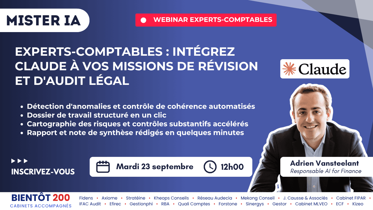 Experts-comptables : intégrez Claude à vos missions de révision et d'audit légal