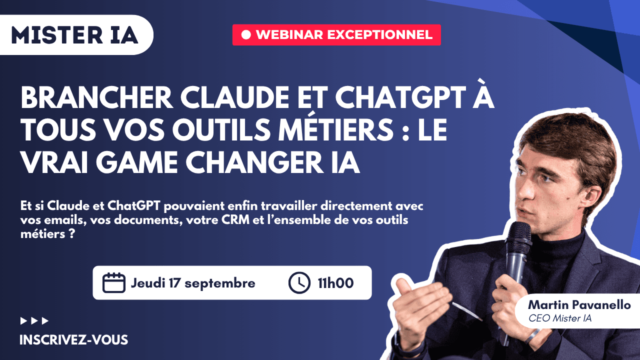 Brancher Claude et ChatGPT à tous vos outils métiers : le vrai game changer IA